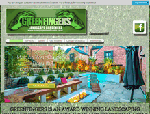 Tablet Screenshot of greenfingerslandscapes.co.uk